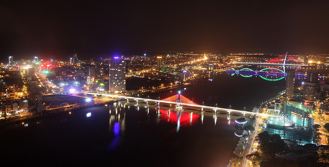 美丽的中部城市岘港。（陈海 摄）
